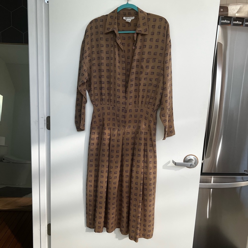 Vintage Lauren Alexandra silk dress